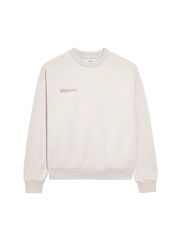 Womens In Conversion Cotton Sweatshirt—cotton white