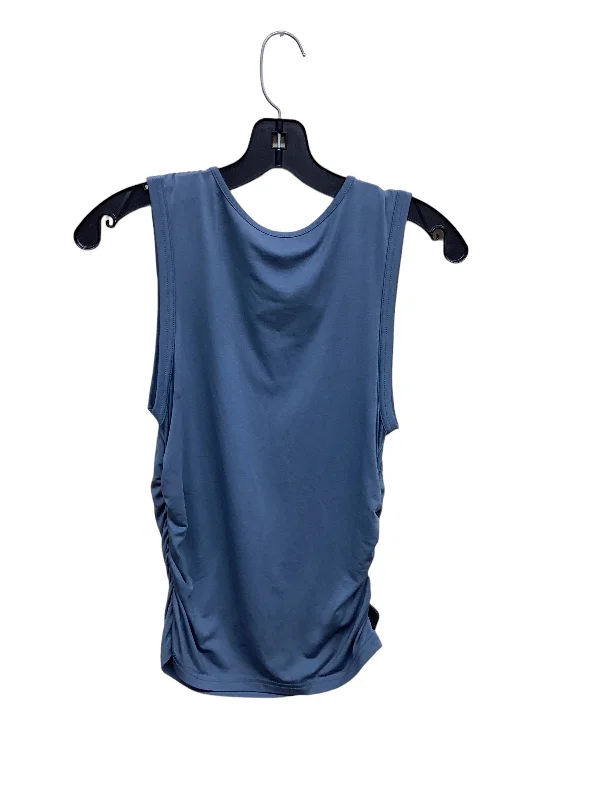 Top Sleeveless By Clothes Mentor In Blue, Size: M