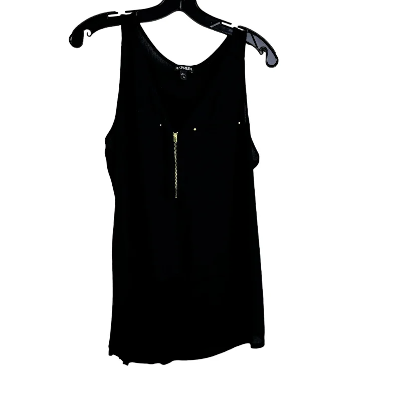 Top Sleeveless By Express In Black, Size: L