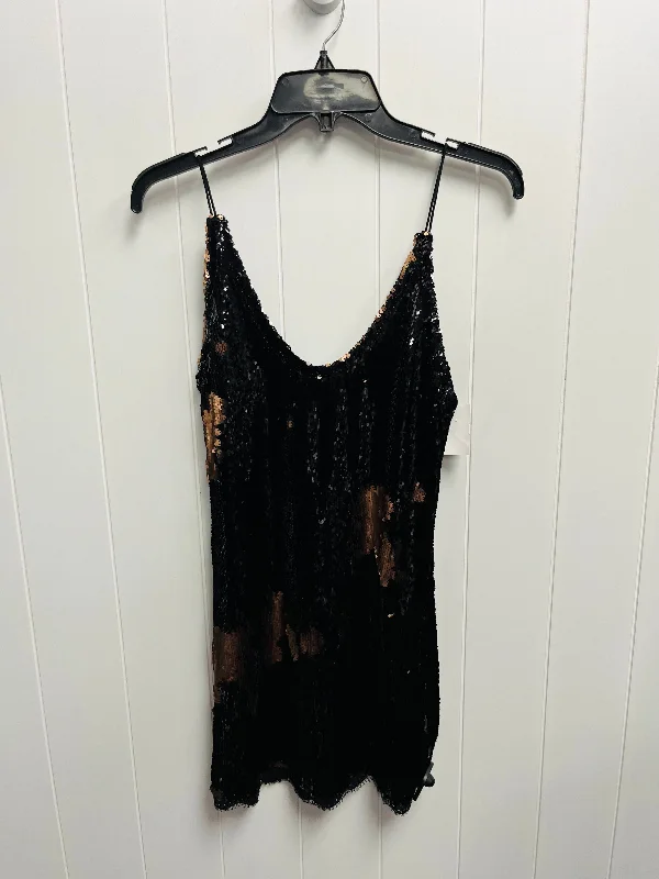 Tunic Sleeveless By Free People In Black & Tan, Size: S