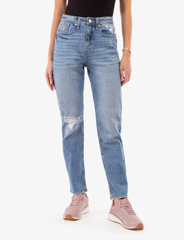 HIGH RISE VINTAGE STRAIGHT JEANS