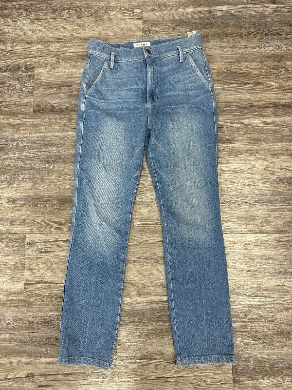 Jeans Designer By Frame In Blue Denim, Size: 4