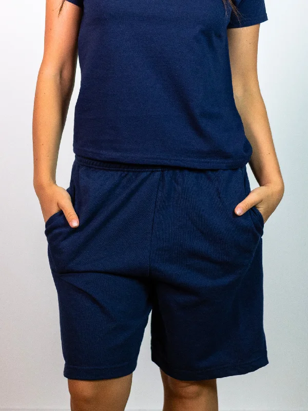 FRUIT SWEAT SHORTS - NAVY