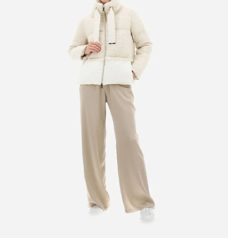 Lux Boulé And Nuage Jacket In Ivory