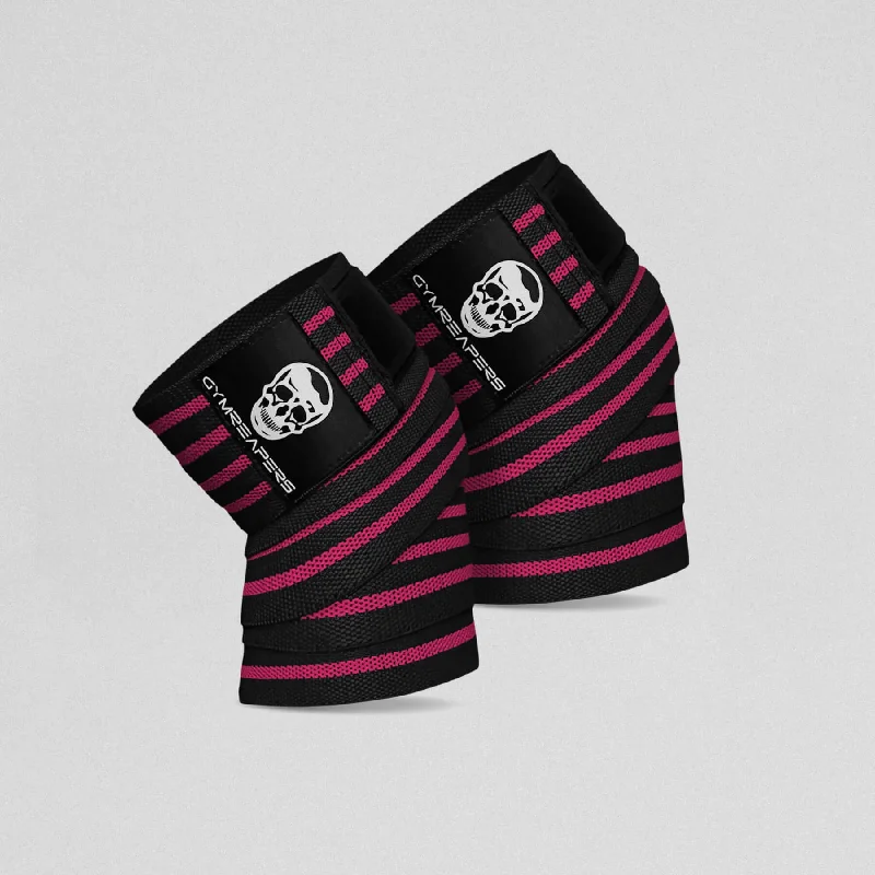 Gymreapers Knee Wraps - Pink