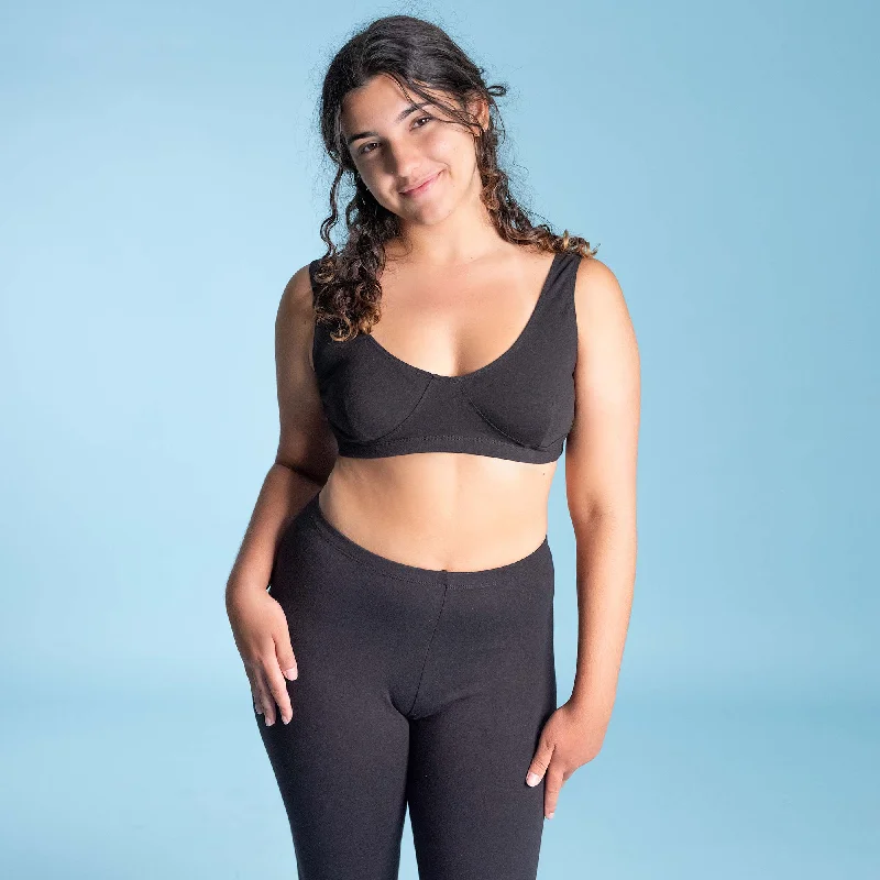 AUBREY Organic Cotton Wireless Bra (Grown & Made in USA)