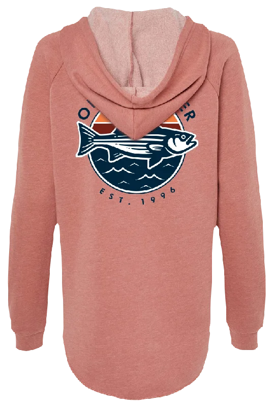 Ladies Wave Wash Hoodie