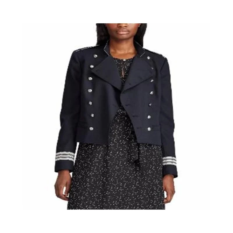 Lauren Ralph Lauren Officer-Inspired Jacket - Polo Black Size Regular - One Size